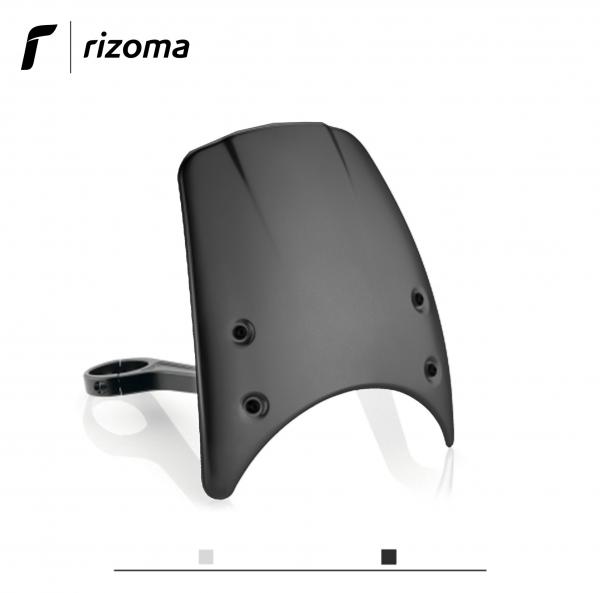 Cupolino Rizoma in alluminio per BMW RnineT Pure / Scrambler 2016> colore nero