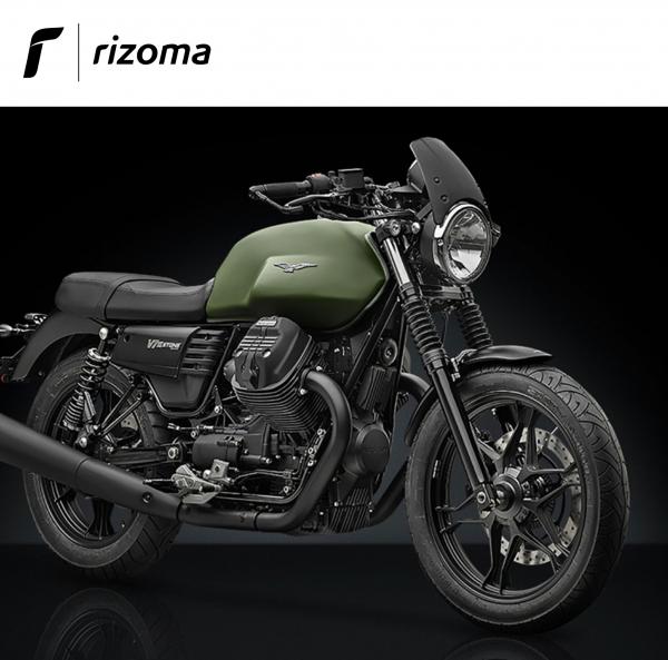 CUPOLINO TRASPARENTE MODELLO TOURING 8010387 Pour Moto Guzzi V7 III, V7 IV, V9 Bobber