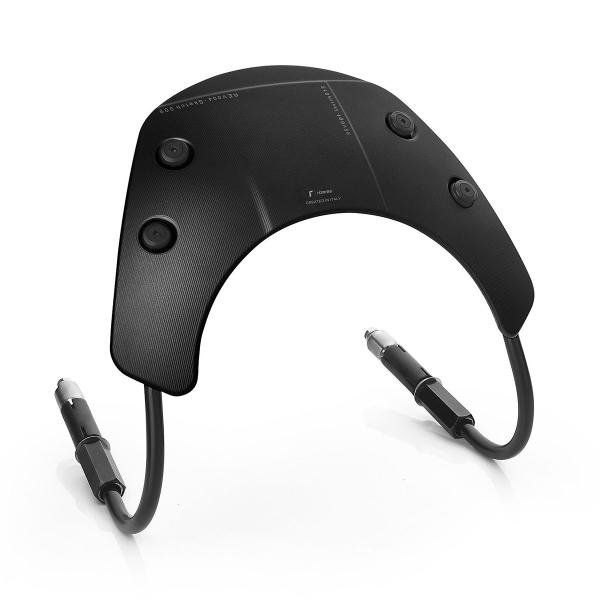 Cupolino Rizoma alluminio nero Vespa GTS Super 2015-2017