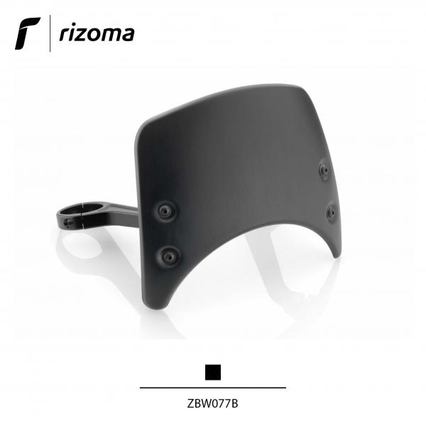Cupolino basso Rizoma in alluminio per BMW RNineT Scrambler 2016> Colore Nero Anodizzato colore nero