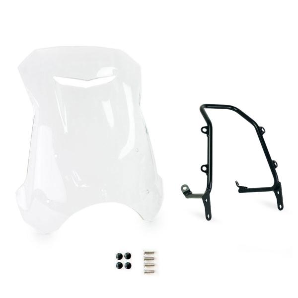 Unit Garage transparent screen with GPS support Triumph Bonneville T100 2017-2024