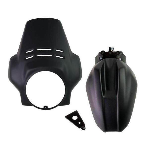 Unit Garage matt black screen Fenouil+front fender BMW RnineT Urban GS (with low exhaust)