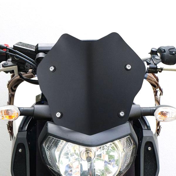 Unit Garage matt black screen Yamaha MT09 2014-2016