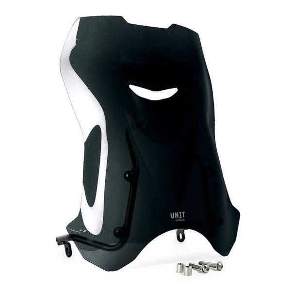 Unit Garage dark smoke high screen with GPS support Ducati Scrambler 400/800 2023-2024