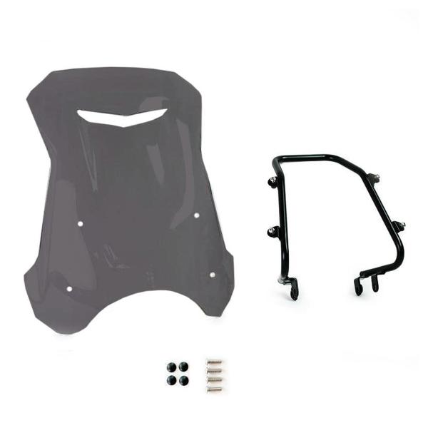 Unit Garage dark smoke screen with GPS support Triumph Scrambler 1200 X & XE 2024-2025