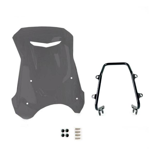 Unit Garage dark smoke screen with GPS support Triumph Street Twin 900 2016-2022