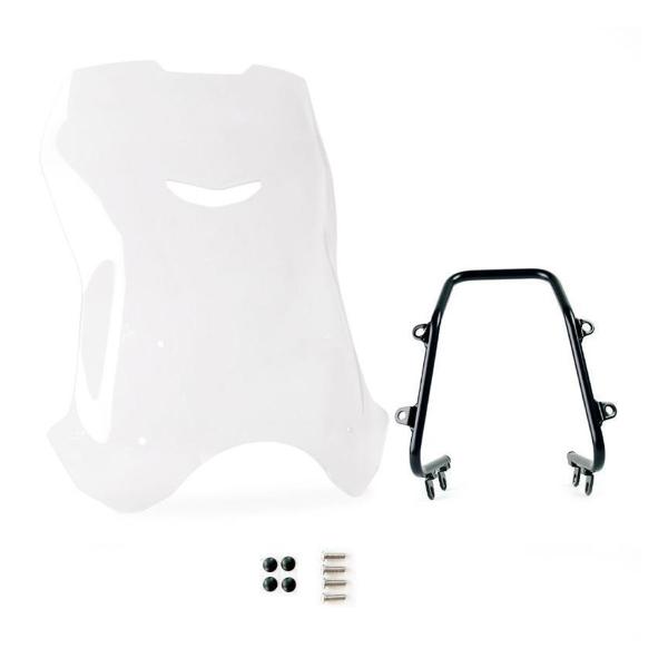 Unit Garage transparent high screen with GPS support Triumph Street Twin 900 2016-2022