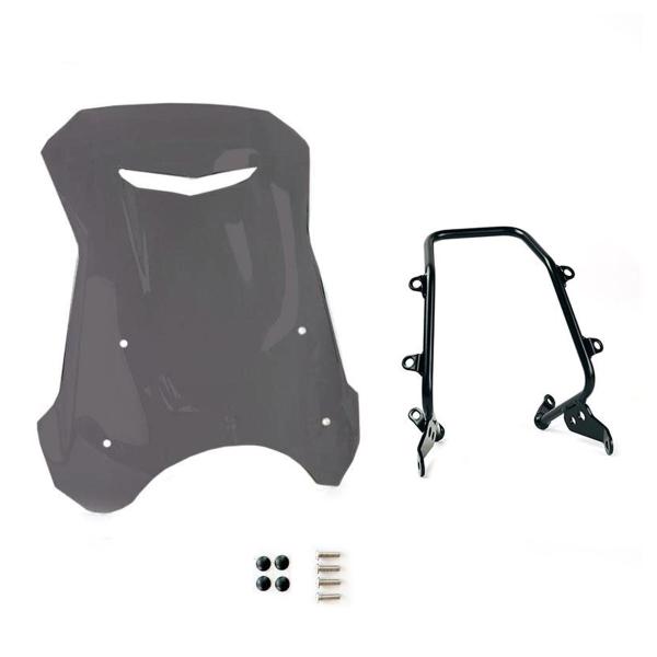 Unit Garage dark smoke screen with GPS support Triumph Bonneville T120 2016-2024