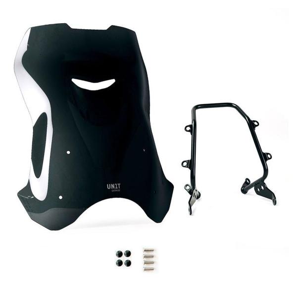 Unit Garage dark smoke high screen with GPS support Triumph Bonneville T120 2016-2024