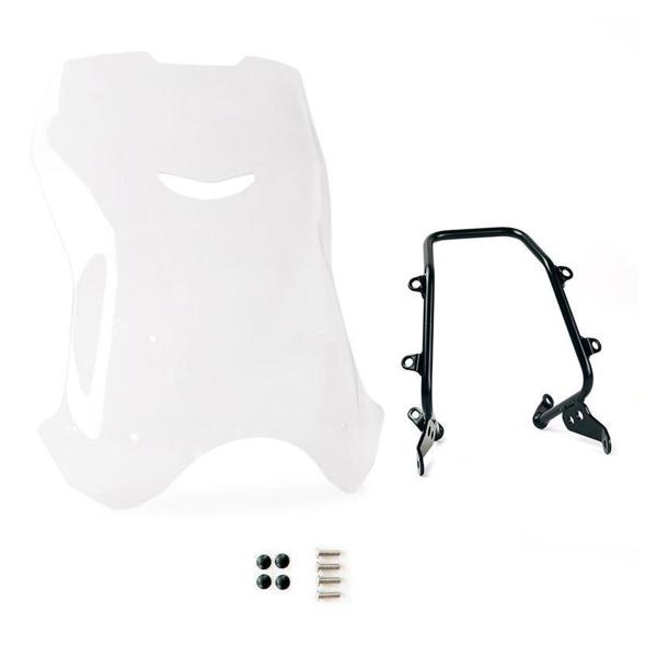 Unit Garage transparent high screen with GPS support Triumph Bonneville T120 2016-2024