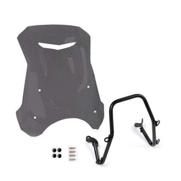 Unit Garage dark smoke screen with GPS support Triumph Trident 660