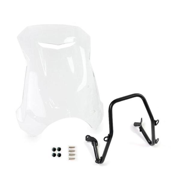 Unit Garage transparent screen with GPS support Triumph Trident 660