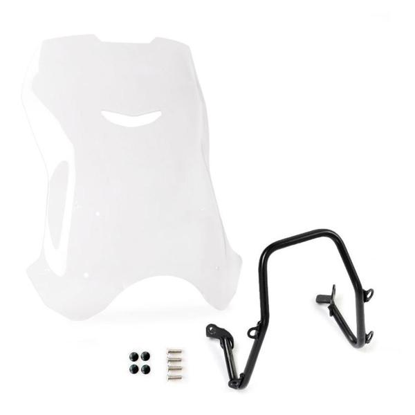 Unit Garage transparent high screen with GPS support Triumph Trident 660