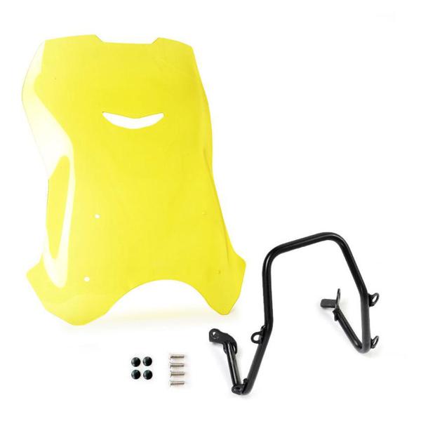 Unit Garage yellow high screen with GPS support Triumph Trident 660