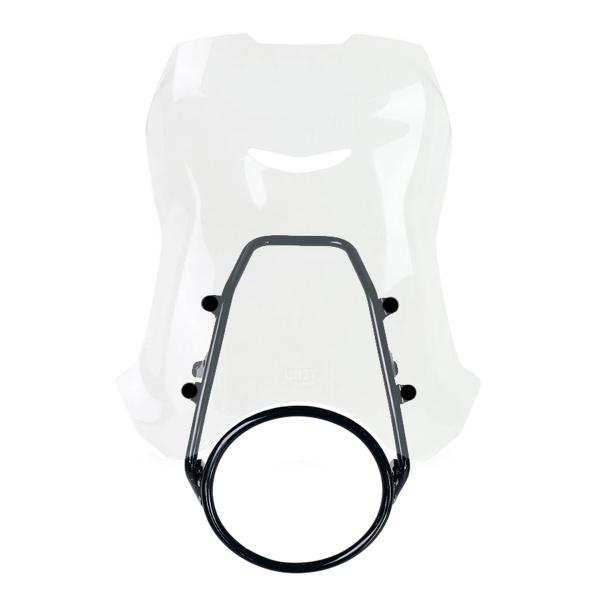 Unit Garage transparent high screen with GPS support Royal Enfield Guerrilla 450