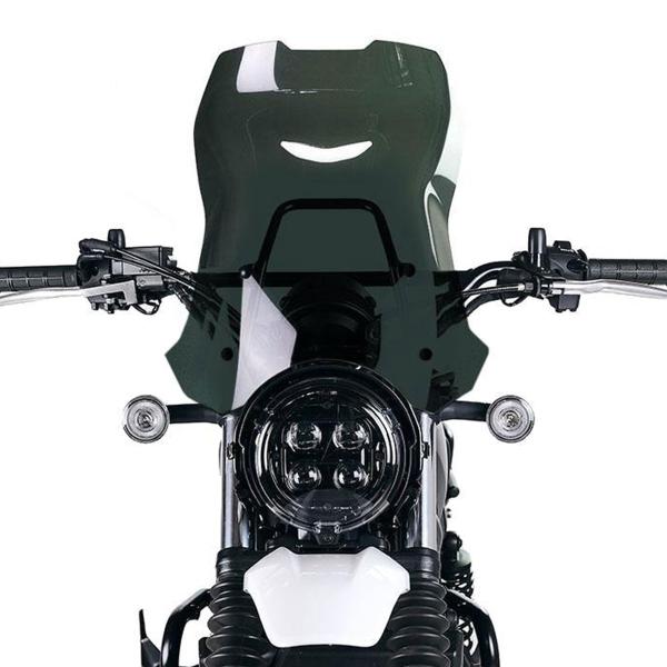 Unit Garage dark smoke high screen with GPS support Honda CL250/CL300/CL500