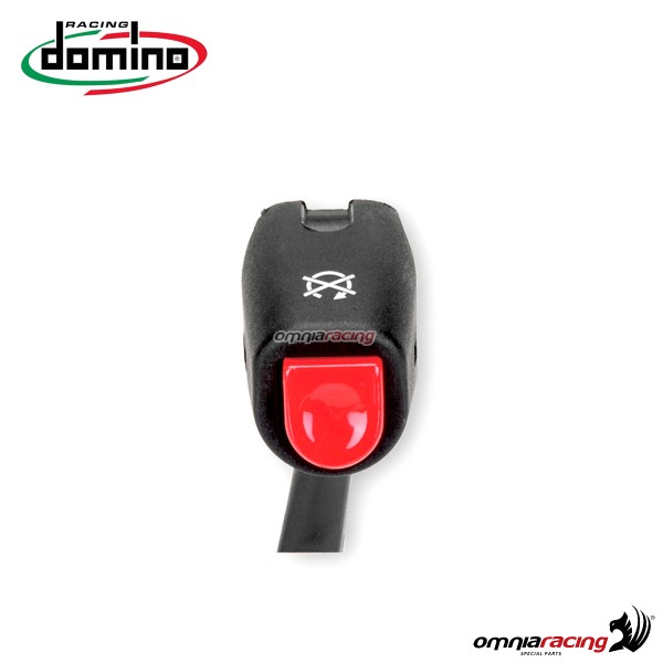 Pulsantiera Domino dispositivo elettrico cablato serie 9B in tecnopolimeri destro colore nero