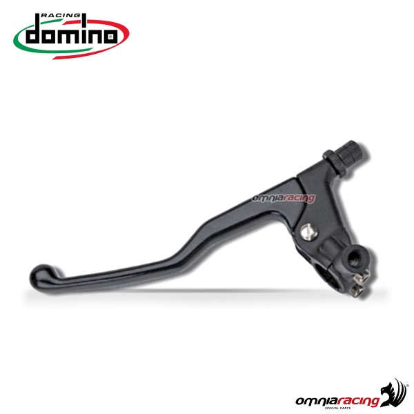 Domino clutch control F. 26 + aluminum lever, attacco portaspecchio M10 and clamp