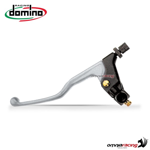 Domino clutch control F.26 + aluminum lever, attacco portaspecchio M10 and clamp