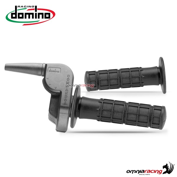 Comando gas Domino in tecnopolimero Commandos con manopole colore Nero