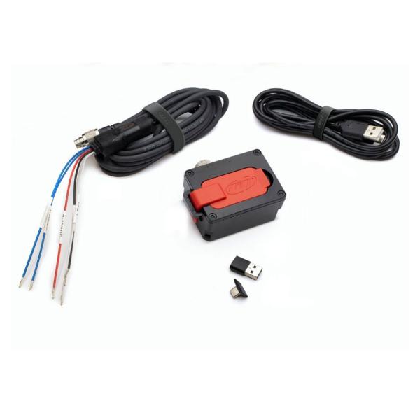 AIM ECULog data logger to record data from ECU with CAN RS 200