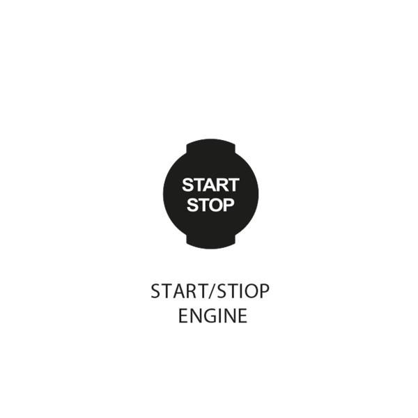 Tasto per AIM Keypad K8 /open - START/STOP ENGINE