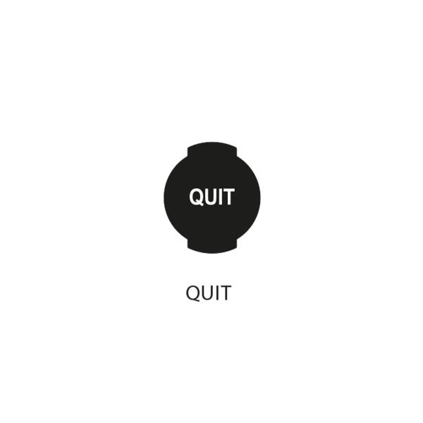 Button for AIM Keypad K8 /open - QUIT