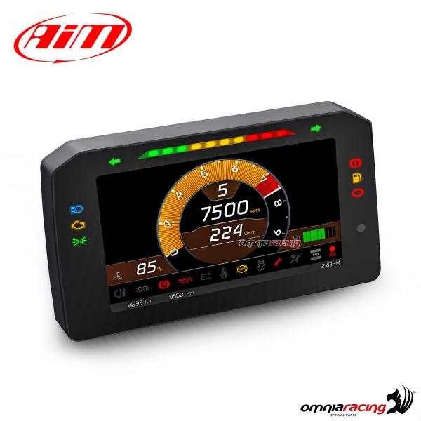 Strumentazione digitale AIM MX2E display TFT 6" cruscotto con modulo GPS per Lotus Elise/Exige 11>19