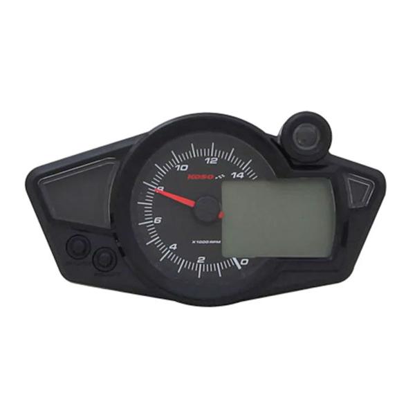 KOSO RX1N+ GP Style LCD black digital dashboard Speedometer