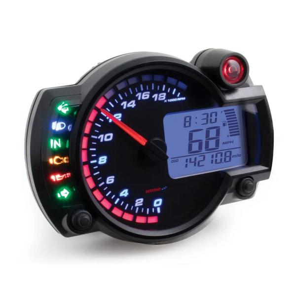 Strumentazione digitale KOSO RX2N+ GP Style universale nero 20.000RPM