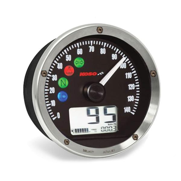 KOSO D75 universal Chrome Speedometer 140km/h