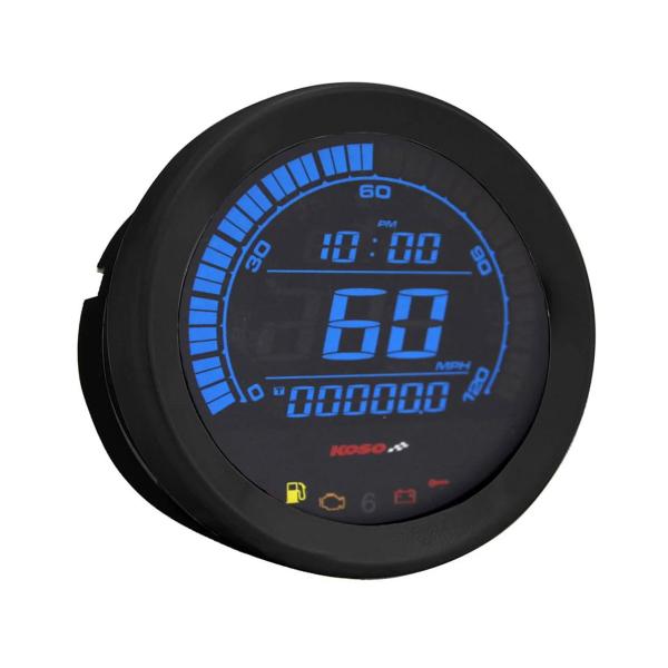 KOSO HD Digital Speedometer Black Harley Davidson FLHT/FLHX/FLTR 2004-2013