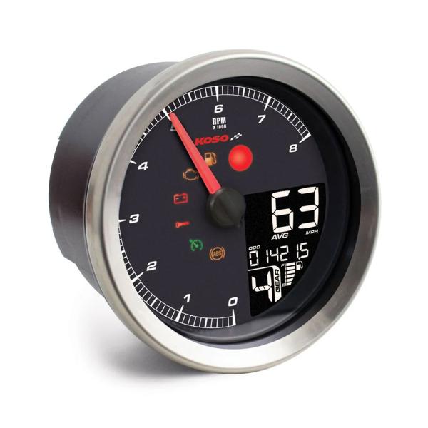 KOSO HD-01-04 silver dashboard Speedometer Harley Davidson Softail 2011-2024