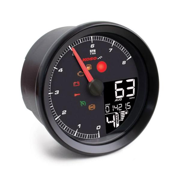 KOSO HD-01-04 Black dashboard Speedometer Harley Davidson Dyna 2012-2024