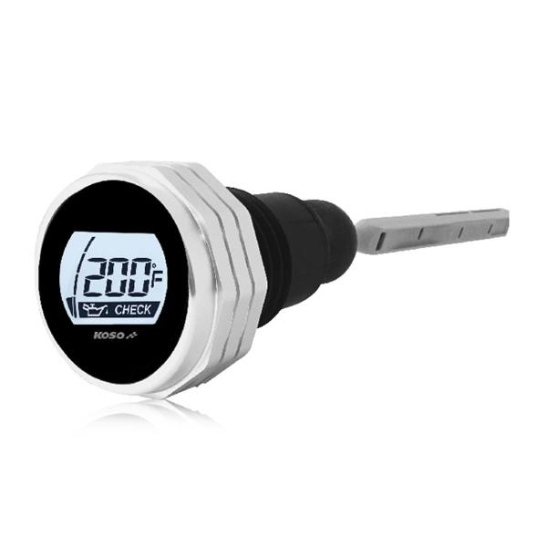 Misuratore elettronico olio digitale argento KOSO LCD positivo Harley Davidson Touring 2017-2024
