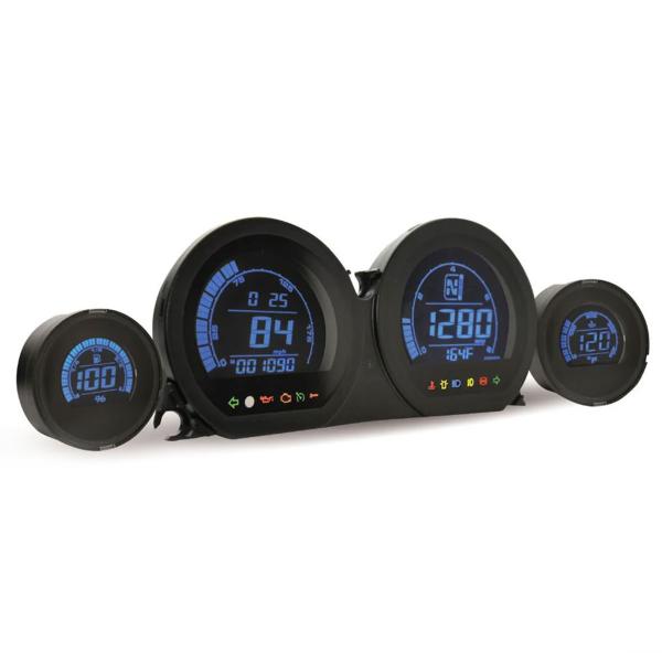 KOSO HD-03 4-meter kit Led dashboard Speedometer Harley Davidson 2004-2013