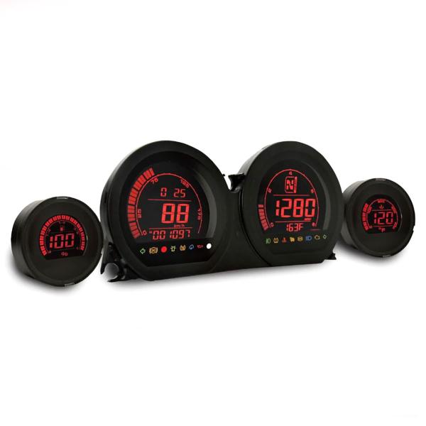 Strumentazione tachimetro Led KOSO HD-03 kit 4 cruscotti Harley Davidson 2014-2023