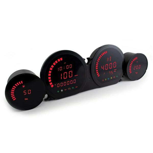 KOSO HD-06 Red/Black Led dashboard Speedometer Harley Davidson Touring 2014-2020