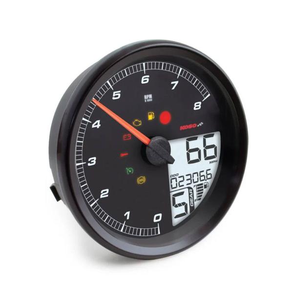 KOSO HD-05 TFT 4,5" Black dashboard Speedometer for Harley Davidson 2004-2013
