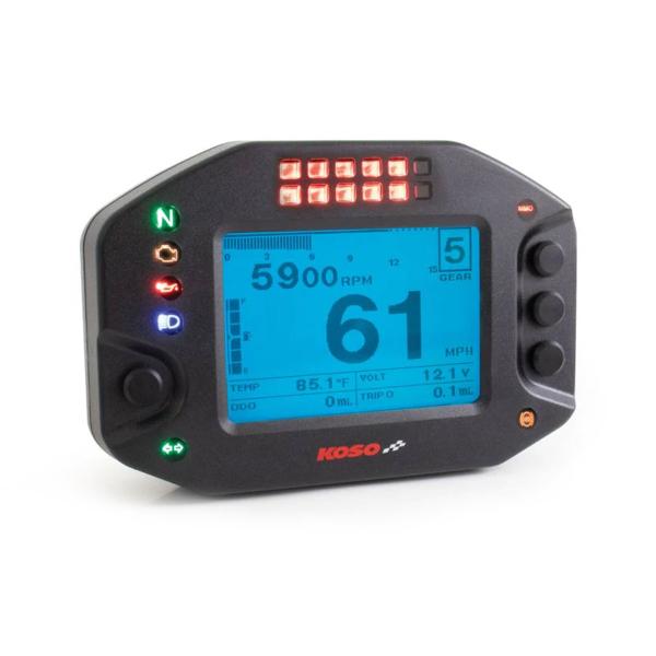 KOSO RS2 LCD black digital dashboard Speedometer