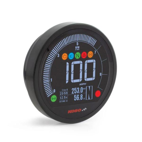 KOSO DL-04B Black dashboard Speedometer Yamaha Bolt 2022-2024