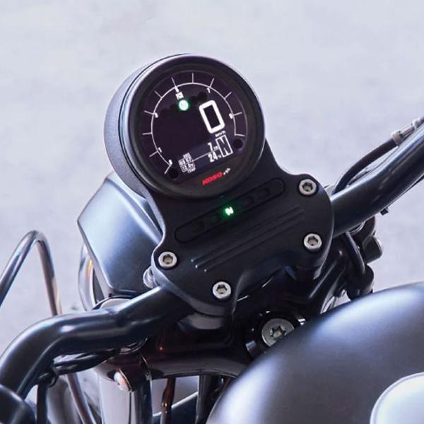 Strumentazione digitale KOSO DL-04HD Nero Harley Davidson Dyna/Softail/883/1200 2004-2011
