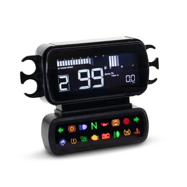 KOSO D2 LCD black digital dashboard Speedometer Harley Davidson Baggers 2014-2023