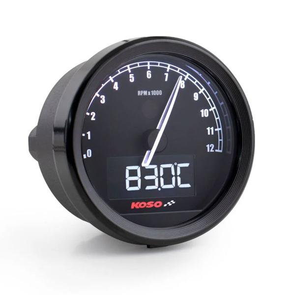 KOSO D48 TNT-05 universal black Tachometer