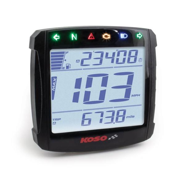 KOSO XR-S 01 Cockpit LCD universal digital dashboard ABE