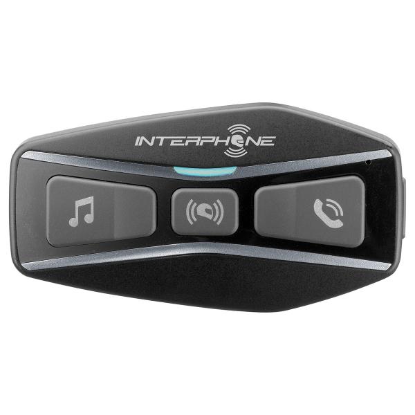 Interfono moto Interphone U-COM4 Bluetooth con batteria removibile e speaker HD