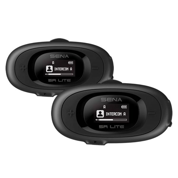 Doppio Interfono SENA 5R LITE DUAL comunicazione casco moto Bluetooth a 2 vie con altoparlanti HD