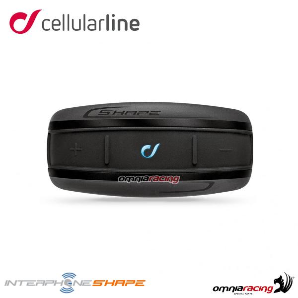 Cellularline Interphone SHAPE interfono tra pilota e passeggero dispositivo  single - INTERPHOSHAPE -