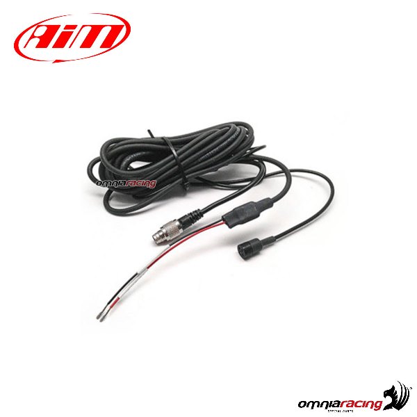 4 m external power cable + integrated external microphone harness AIM model SmartyCam HD/GP HD