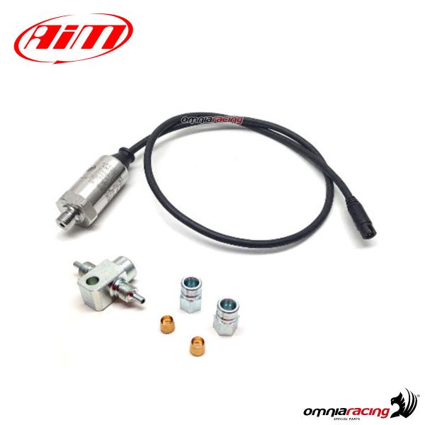 Sensore di pressione 0-160 bar/0-2320 PSI AIM con connettore/filetto M10 lunghezza 30 cm